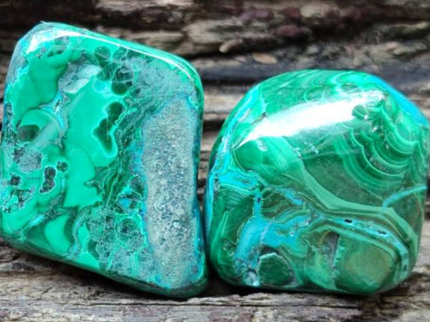 Polished Malacolla Free Forms x 35 From Kulukuluku, Congo - Toprock Gemstones and Minerals 