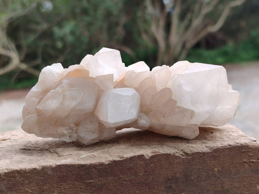 Natural Mixed Quartz Crystal Clusters x 6 From Madagascar