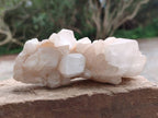 Natural Mixed Quartz Crystal Clusters x 6 From Madagascar