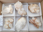 Natural Mixed Quartz Crystal Clusters x 6 From Madagascar