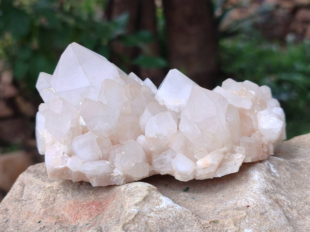 Natural Mixed Quartz Crystal Clusters x 6 From Madagascar