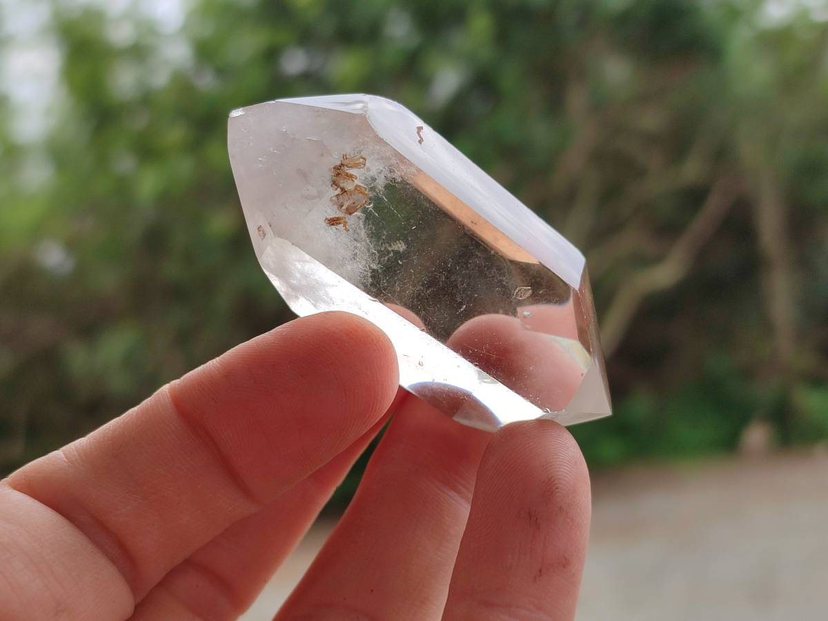 Polished Double Terminated Smokey Quartz Crystals x 20 From Madagascar