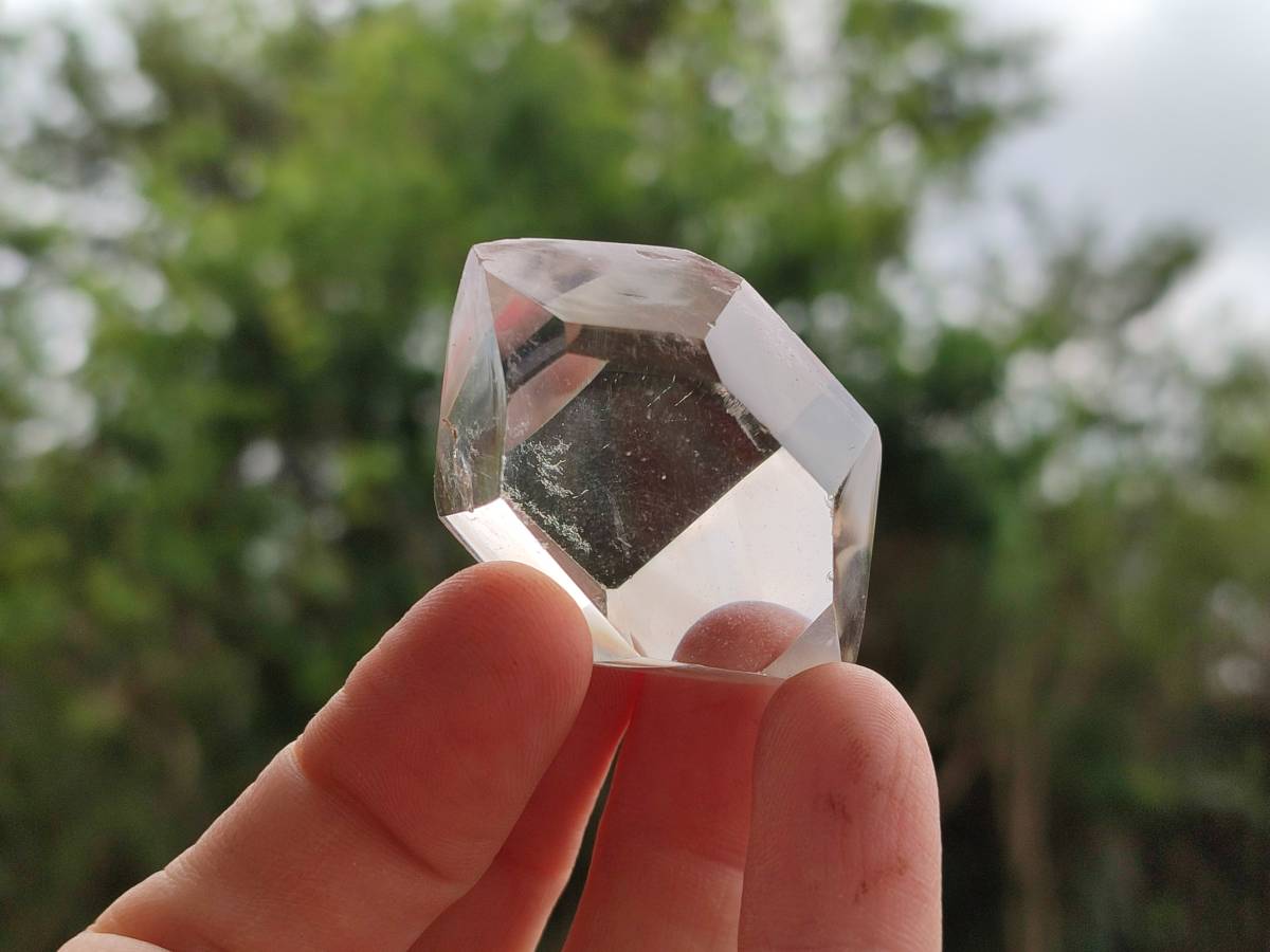 Polished Double Terminated Smokey Quartz Crystals x 20 From Madagascar