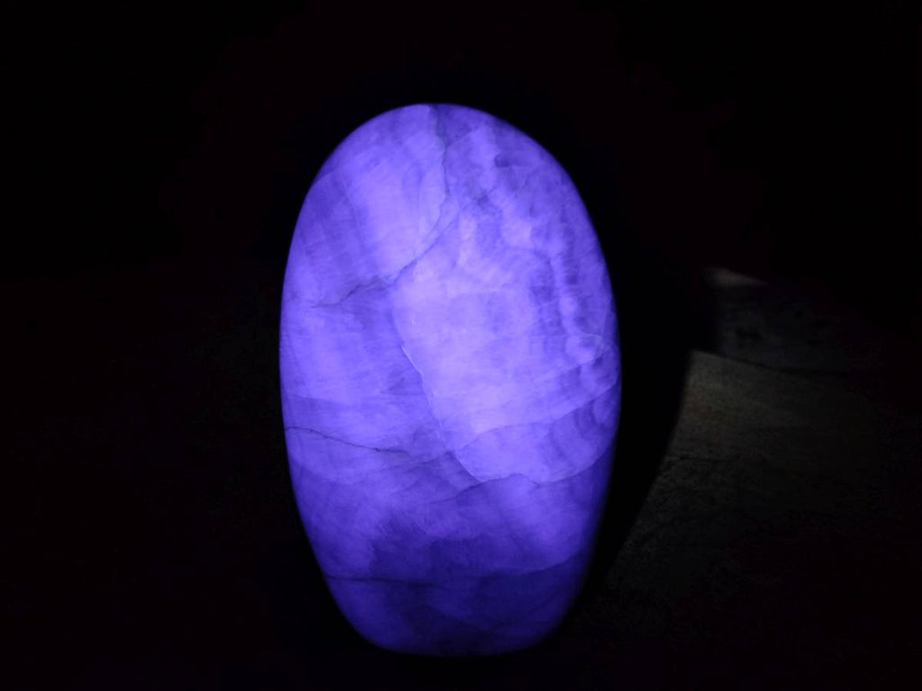 Polished Green Fluorite Standing Free Form x 1 From Madagascar