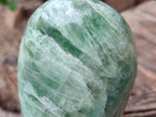 Polished Green Fluorite Standing Free Form x 1 From Madagascar