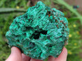 Natural Silky Malachite Specimens x 3 From Kasompe, Congo