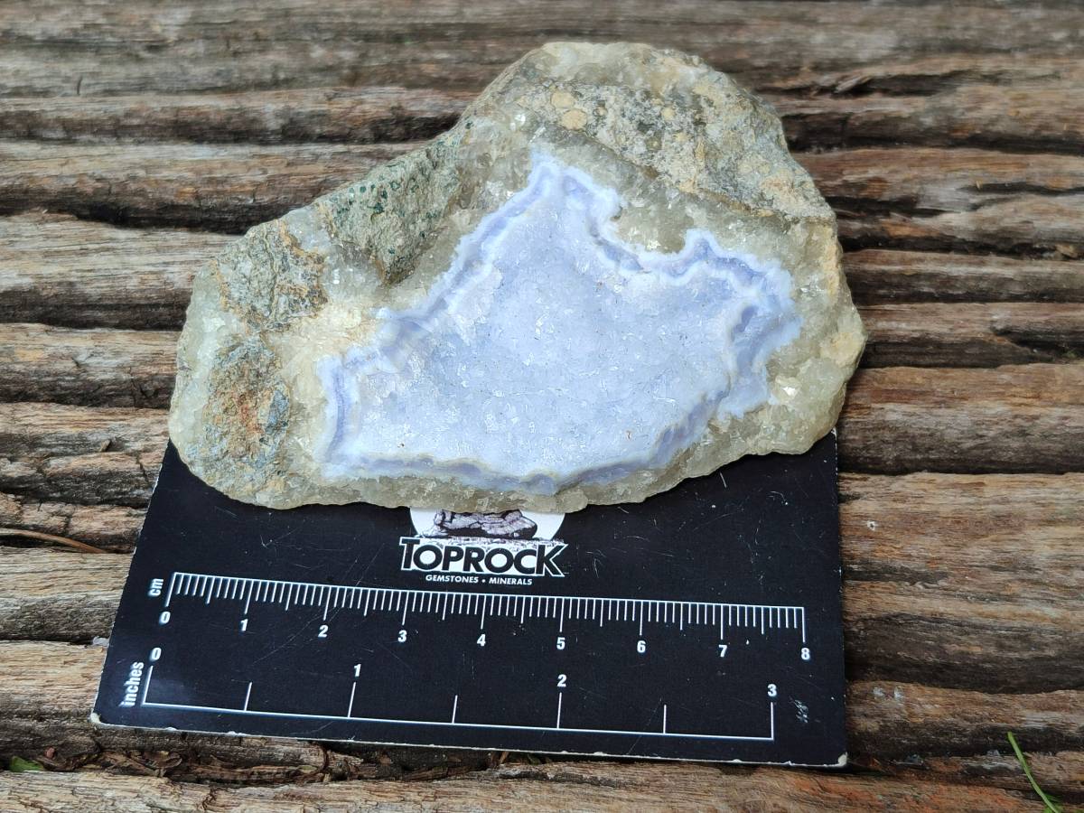 Natural Blue Lace Agate Geode Specimens x 12 From Nsanje, Malawi