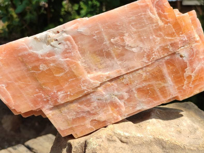 Natural XL Sunset Orange Calcite Specimen x 1 From Spitzkop, Namibia