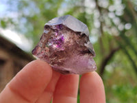 Natural Window Amethyst Crystals x 12 From Chiredzi, Zimbabwe