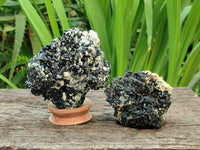 Natural Schorl Black Tourmaline Specimens With Mica x 3 From Erongo, Namibia
