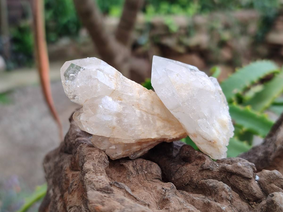 Natural Cascading Candle Quartz Crystals x 35 From Antsirabe, Madagascar