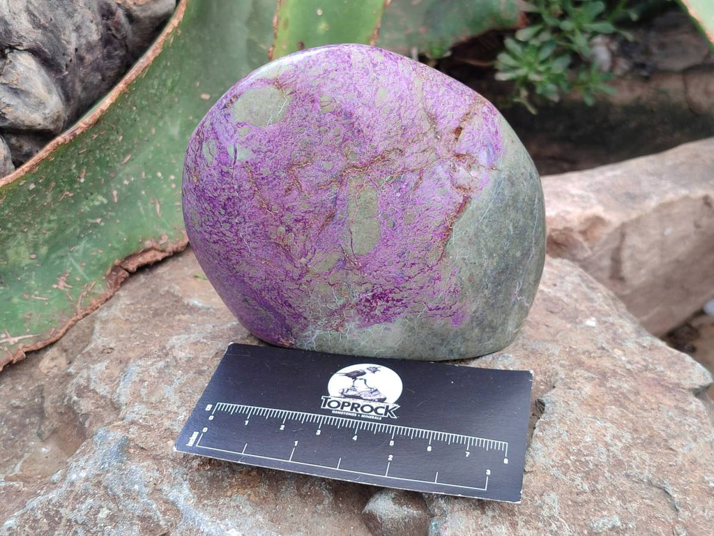 Polished Stichtite Standing Free Forms x 2 From Barberton, South Africa