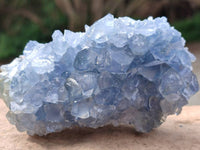 Natural Blue Celestite Specimens x 6 From Sakoany, Madagascar