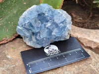 Natural Blue Celestite Specimens x 6 From Sakoany, Madagascar