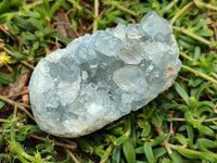Natural Blue Celestite Specimens x 6 From Sakoany, Madagascar