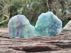 Natural Watermelon Fluorite Cobbed Specimens x 24 From Uis, Namibia
