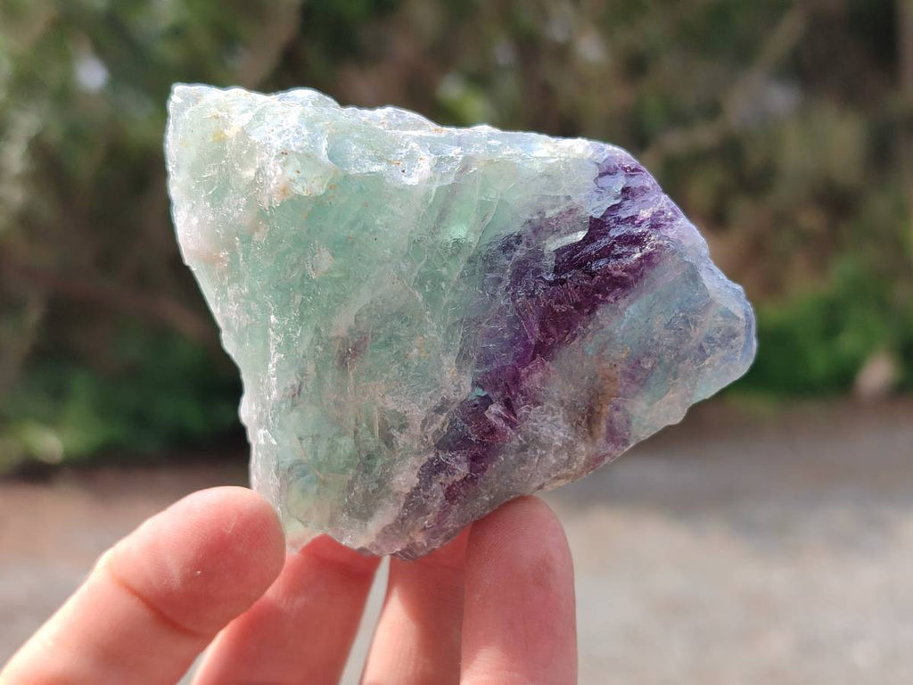 Natural Watermelon Fluorite Cobbed Specimens x 24 From Uis, Namibia