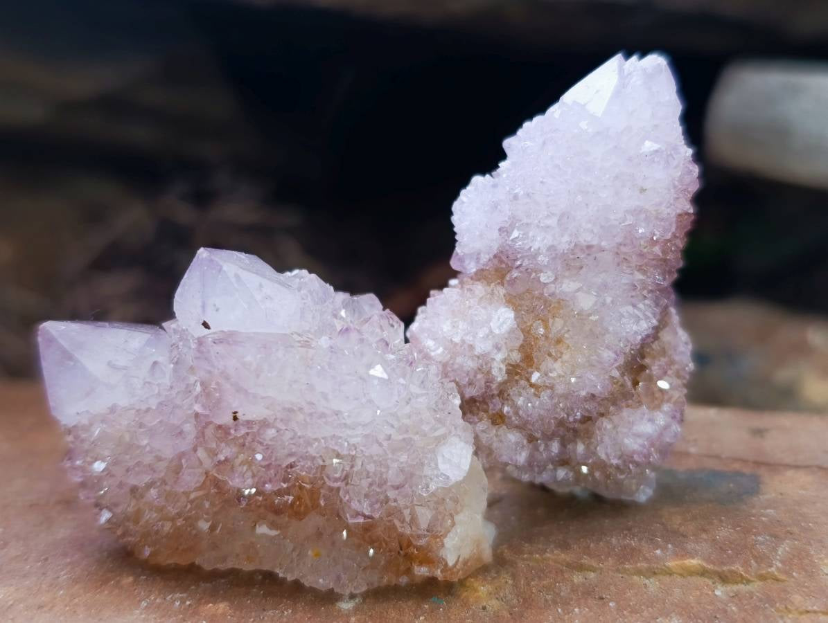 Natural Amethyst Spirit Quartz x 35 From Boekenhouthoek, South Africa