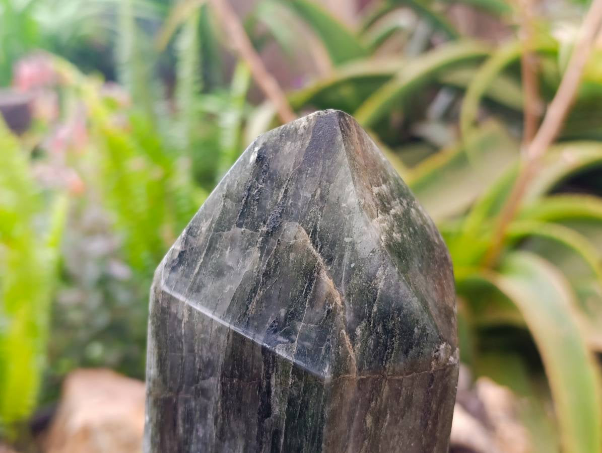 Polished Large Fuchsite Quartz Tower x 1 From Andakatany, Madagascar