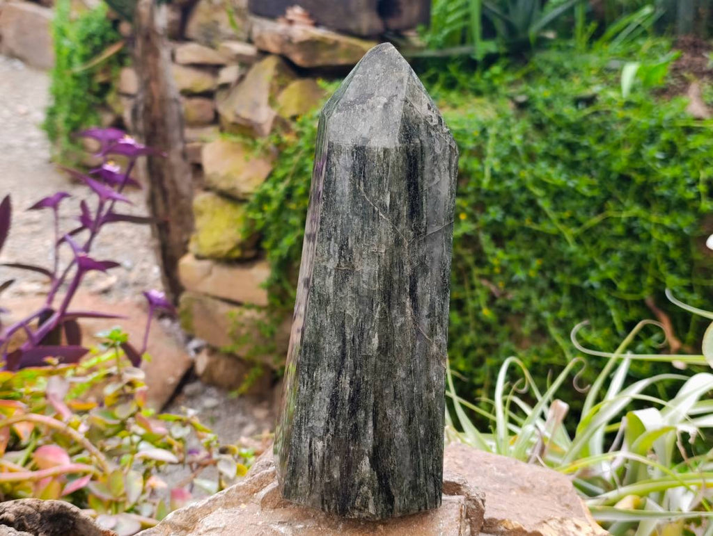 Polished Large Fuchsite Quartz Tower x 1 From Andakatany, Madagascar