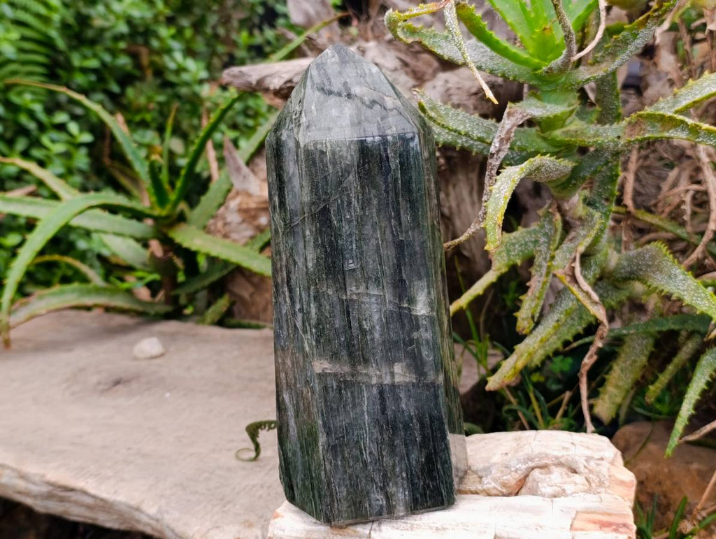 Polished Large Fuchsite Quartz Tower x 1 From Andakatany, Madagascar