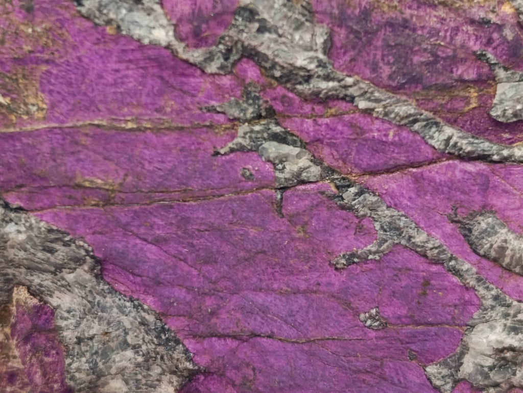 Natural Metallic Purpurite Specimens x 11 From Erongo, Namibia