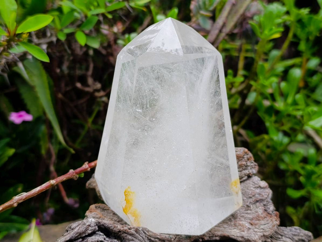 Polished Large Quartz Crystal Points x 2 From Madagascar