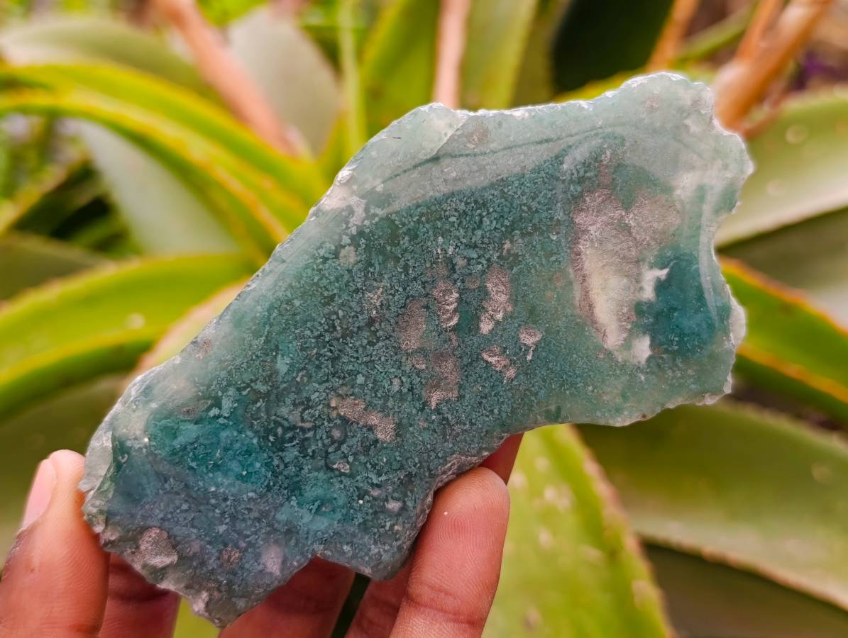 Polished On One Side Mtorolite Plates x 7 From Mutorashanga, Zimbabwe