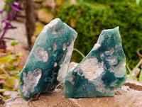 Polished On One Side Mtorolite Plates x 7 From Mutorashanga, Zimbabwe