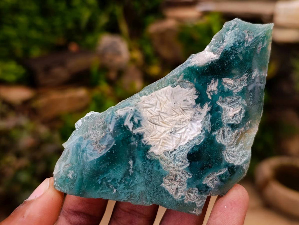 Polished On One Side Mtorolite Plates x 7 From Mutorashanga, Zimbabwe