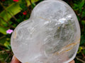 Polished Clear Quartz Heart x 1 From Madagascar