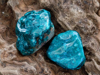 Polished Dioptase Free Forms x 20 From Likasi, Congo