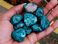 Polished Dioptase Free Forms x 20 From Likasi, Congo