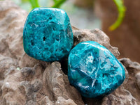 Polished Dioptase Free Forms x 20 From Likasi, Congo