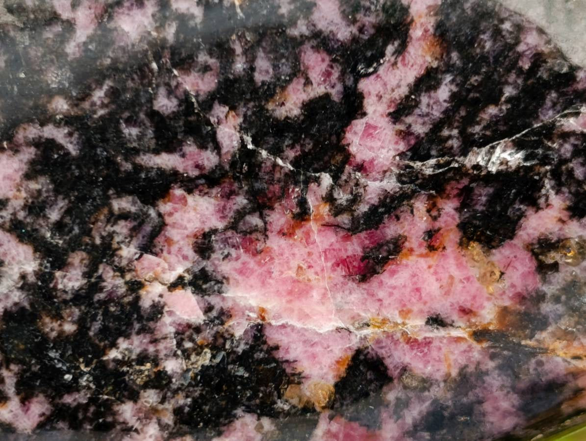 Polished Rhodonite Standing Free Form x 1 From Ambindavato, Madagascar