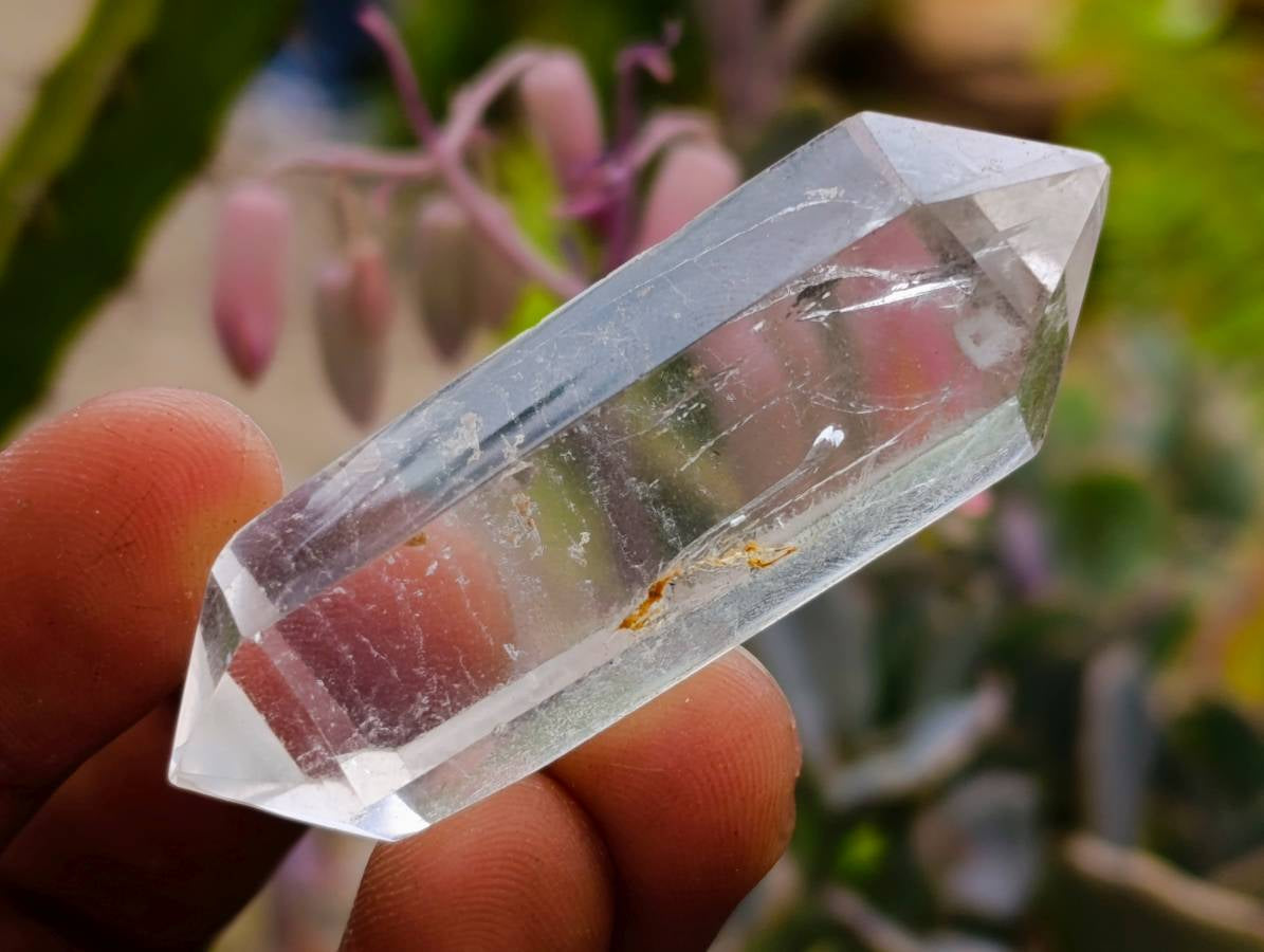 Polished Double Terminated Clear Quartz Crystals x 35 From Madagascar