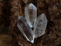 Polished Double Terminated Clear Quartz Crystals x 35 From Madagascar