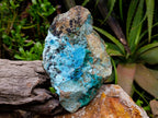 Natural Drusy Coated Chrysocolla Specimens x 2 From Likasi, Congo