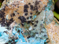 Natural Drusy Coated Chrysocolla Specimens x 2 From Likasi, Congo