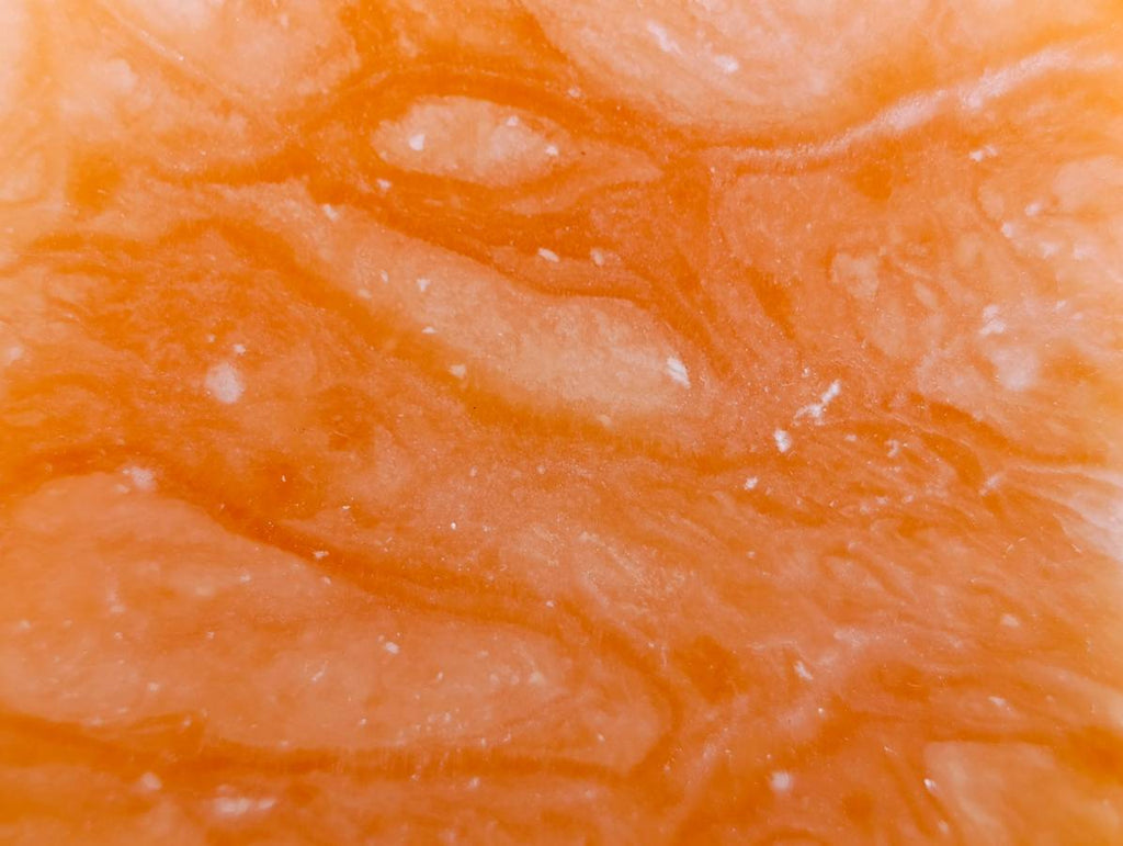 Polished Orange Twist Calcite Standing Free Forms x 2 From Maevantanana, Madagascar