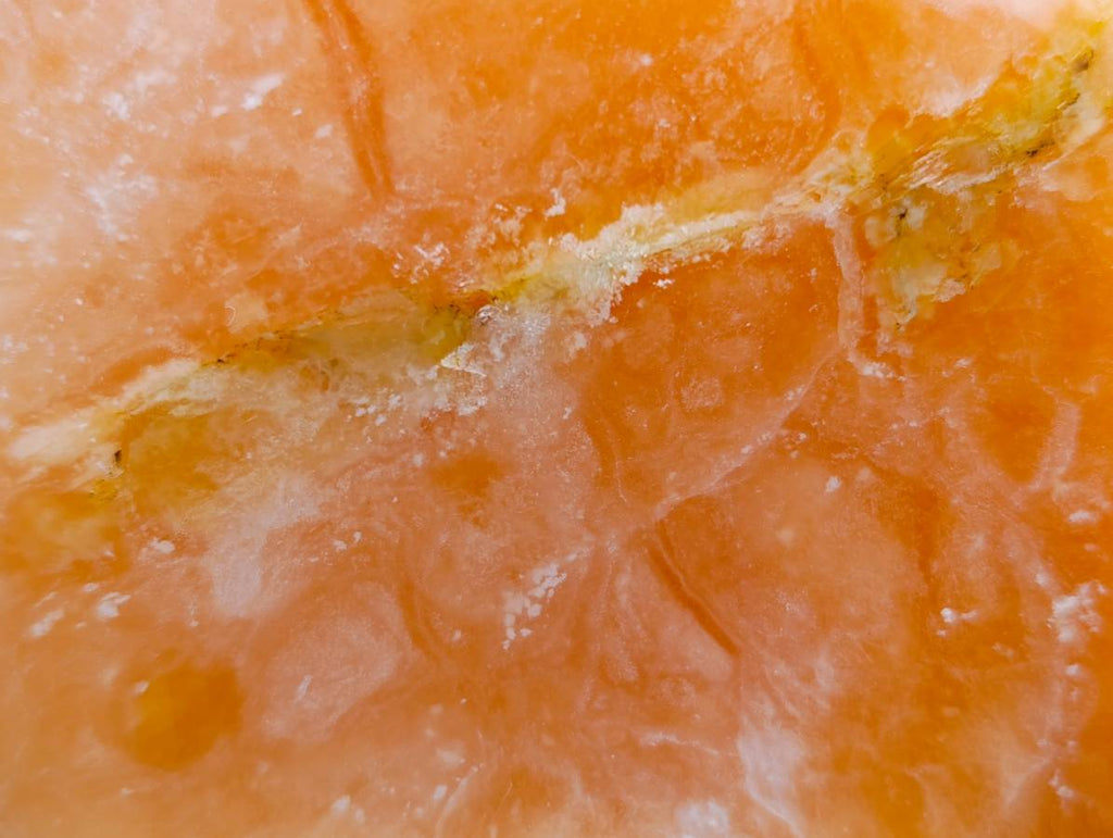 Polished Orange Twist Calcite Standing Free Forms x 2 From Maevantanana, Madagascar