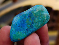 Polished Azurite And Flower Banded Malachite Free Forms x 70 From Congo