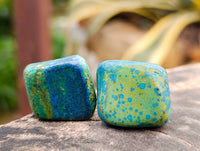Polished Azurite And Flower Banded Malachite Free Forms x 70 From Congo