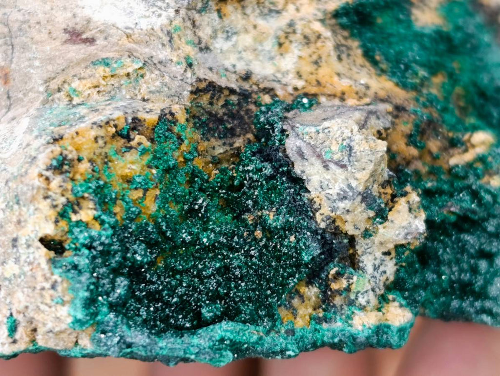 Natural Botryoidal Malachite Specimens x 3 From Congo