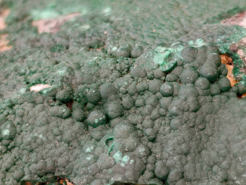 Natural Botryoidal Malachite Specimens x 3 From Congo