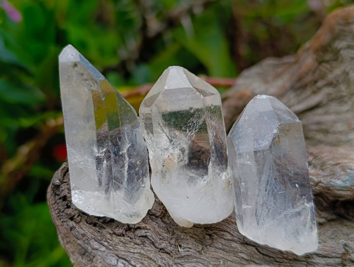 Natural Single Quartz Crystals x 70 From Southern Africa
