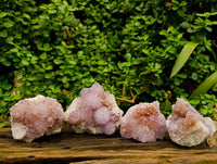 Natural Sunburst Amethyst Spirit Clusters x 4 From Boekenhouthoek, South Africa