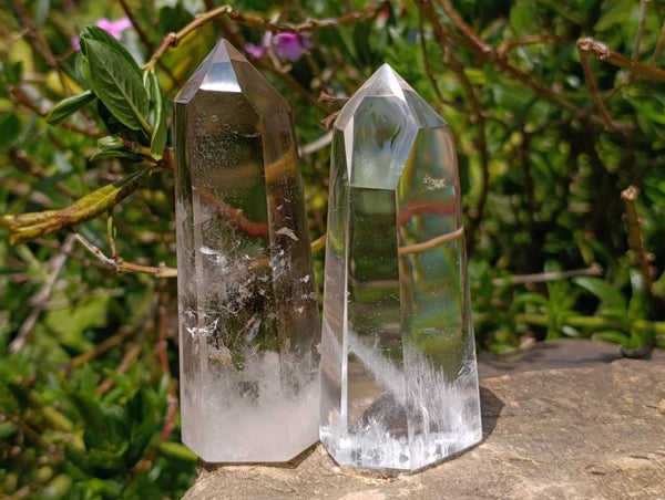 Polished Mixed Selected Quartz x 6 From Madagascar
