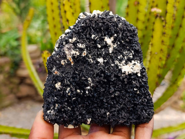 Natural Schorl Black Tourmaline Specimens x 2 From Erongo, Namibia
