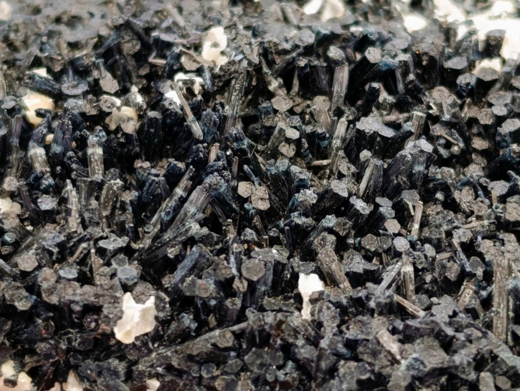 Natural Schorl Black Tourmaline Specimens x 2 From Erongo, Namibia